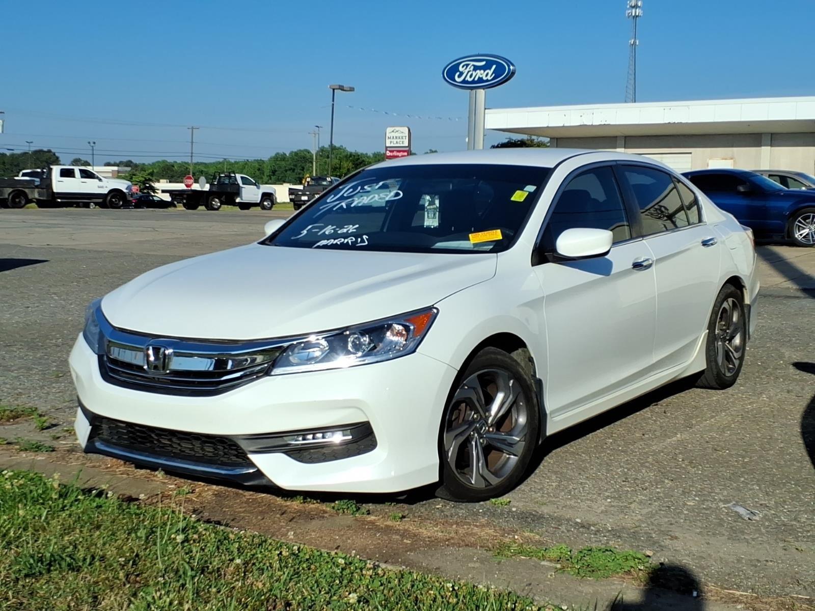 White Orchid Pearl 2016 Honda Accord Sport Sedan Front-Wheel Drive Continuously Variable Transmission