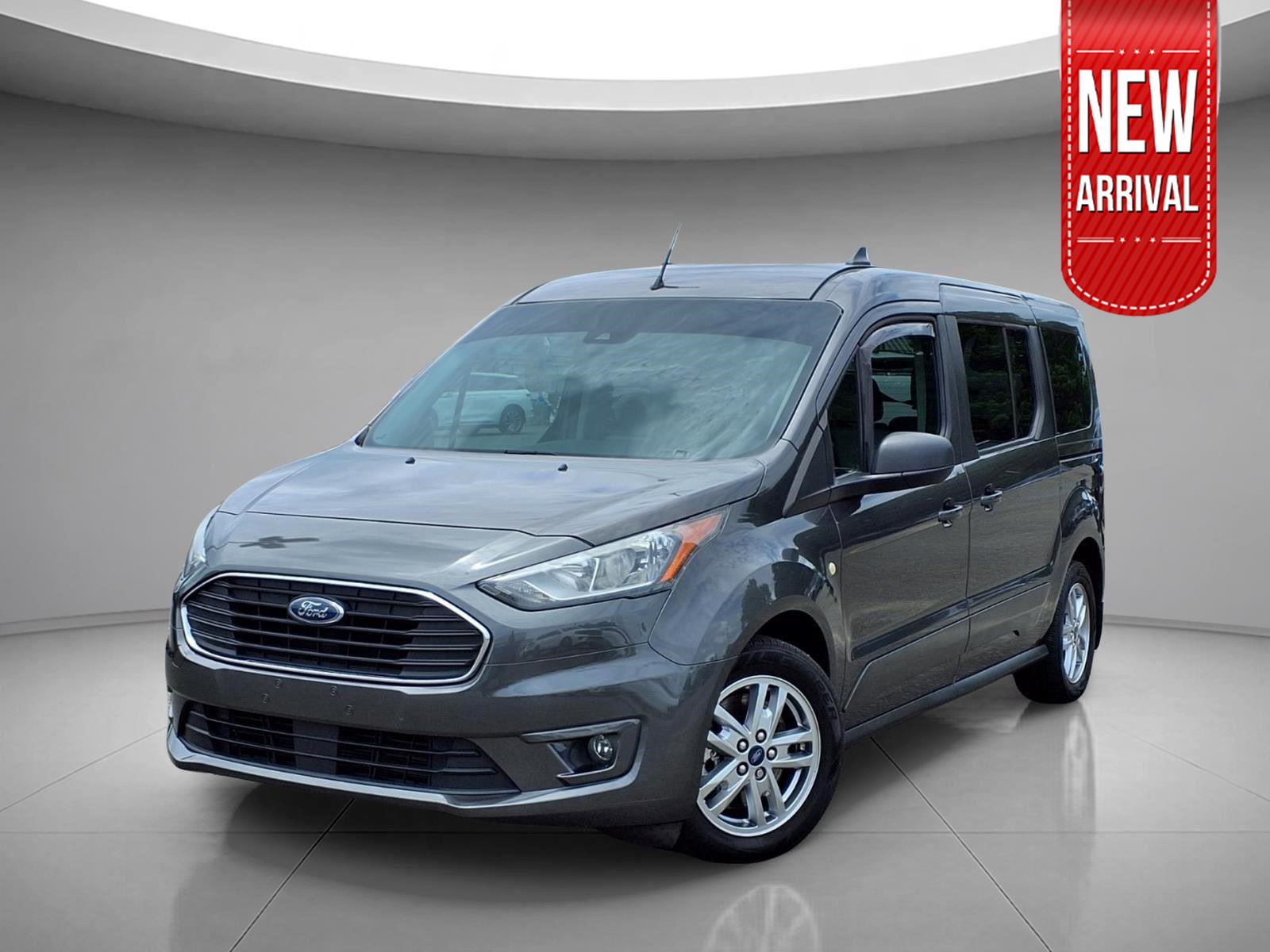Gray (Magnetic Metallic) 2020 Ford Transit Connect Wagon XLT LWB FWD with Rear Cargo Doors Van Front-Wheel Drive 8-Speed Automatic