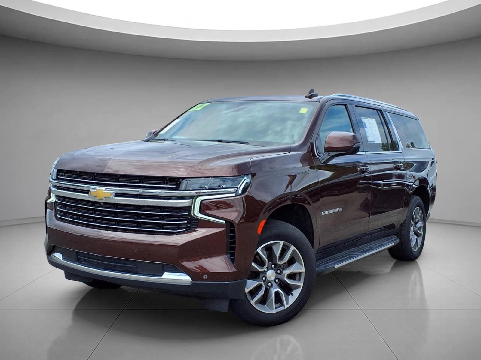 Auburn Metallic 2022 Chevrolet Suburban LT 4WD SUV / Crossover Four-Wheel Drive Automatic