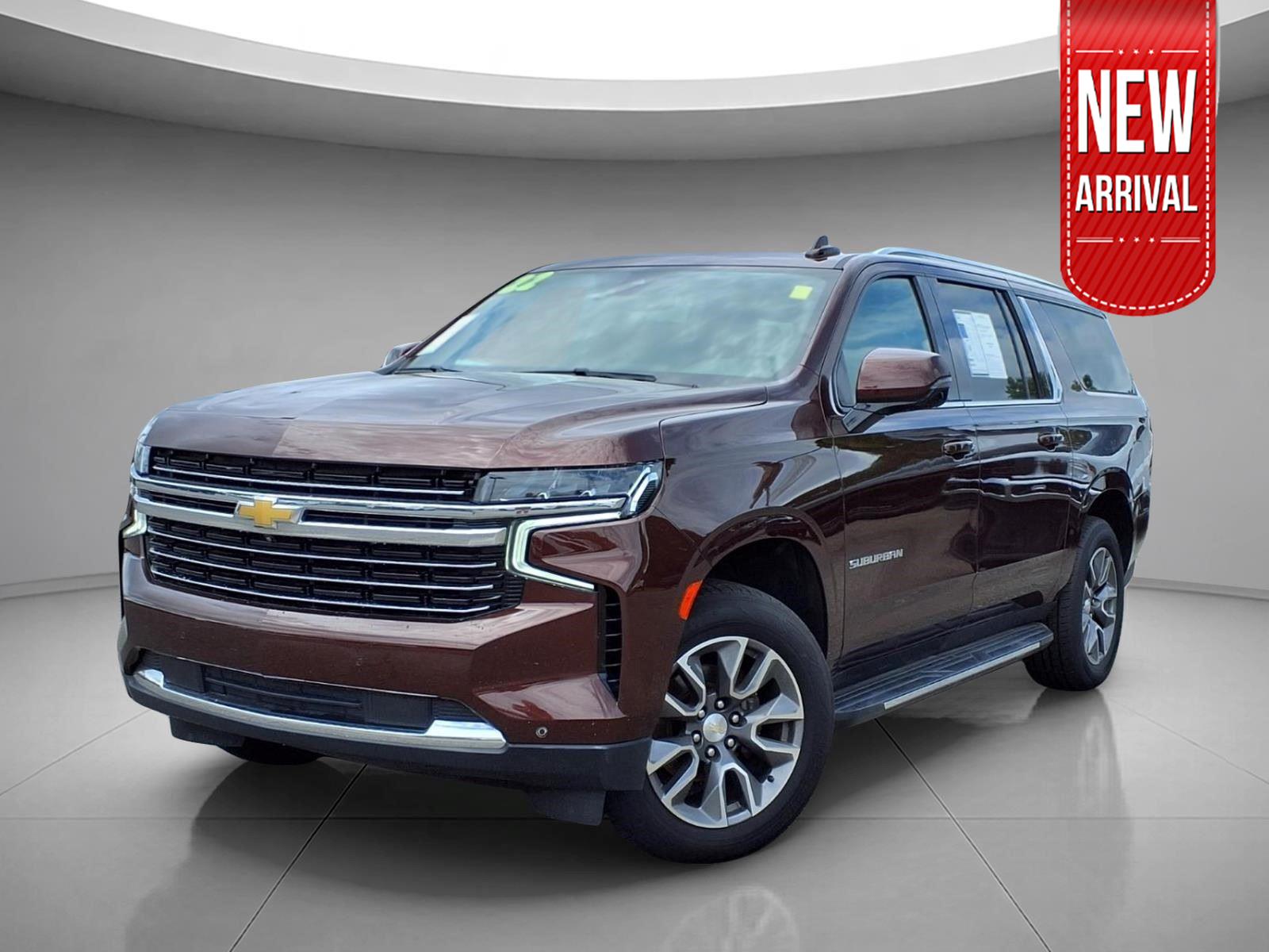 Auburn Metallic 2022 Chevrolet Suburban LT 4WD SUV / Crossover Four-Wheel Drive Automatic