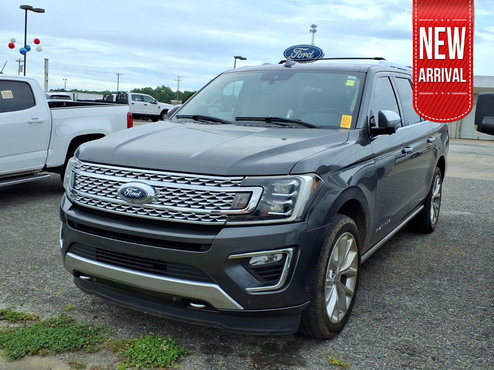 Gray (Magnetic Metallic) 2018 Ford Expedition MAX Platinum 4WD SUV / Crossover Four-Wheel Drive Automatic