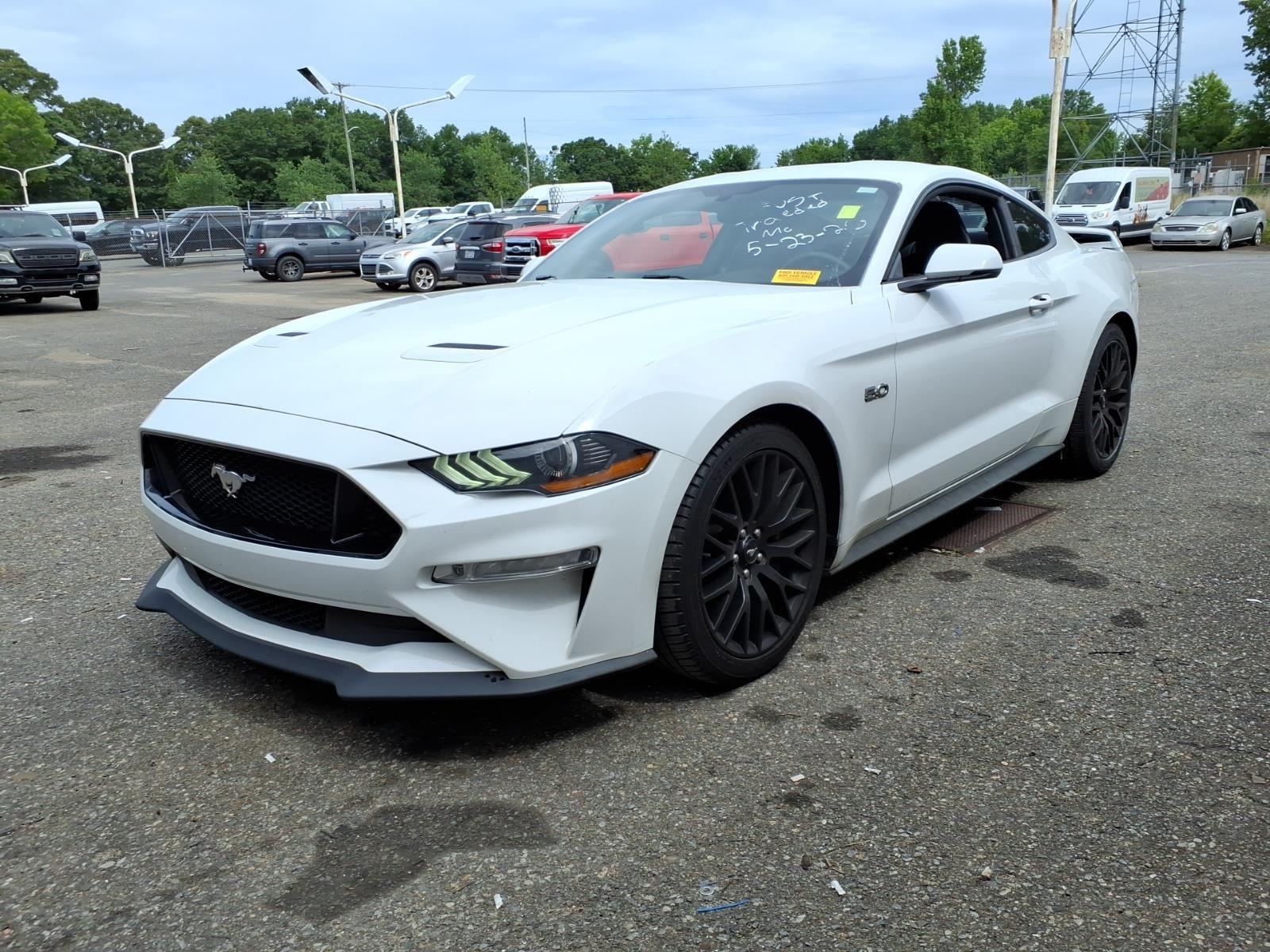 Oxford White 2019 Ford Mustang GT Premium Coupe RWD Coupe Rear-Wheel Drive 6-Speed Manual