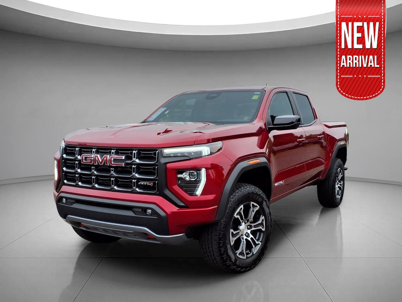 Volcanic Red Tintcoat 2025 GMC Canyon Pickup Truck Four-Wheel Drive 8-Speed Automatic