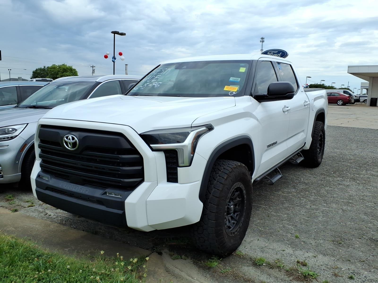White 2022 Toyota Tundra SR5 CrewMax Cab RWD Pickup Truck 4X2 Automatic