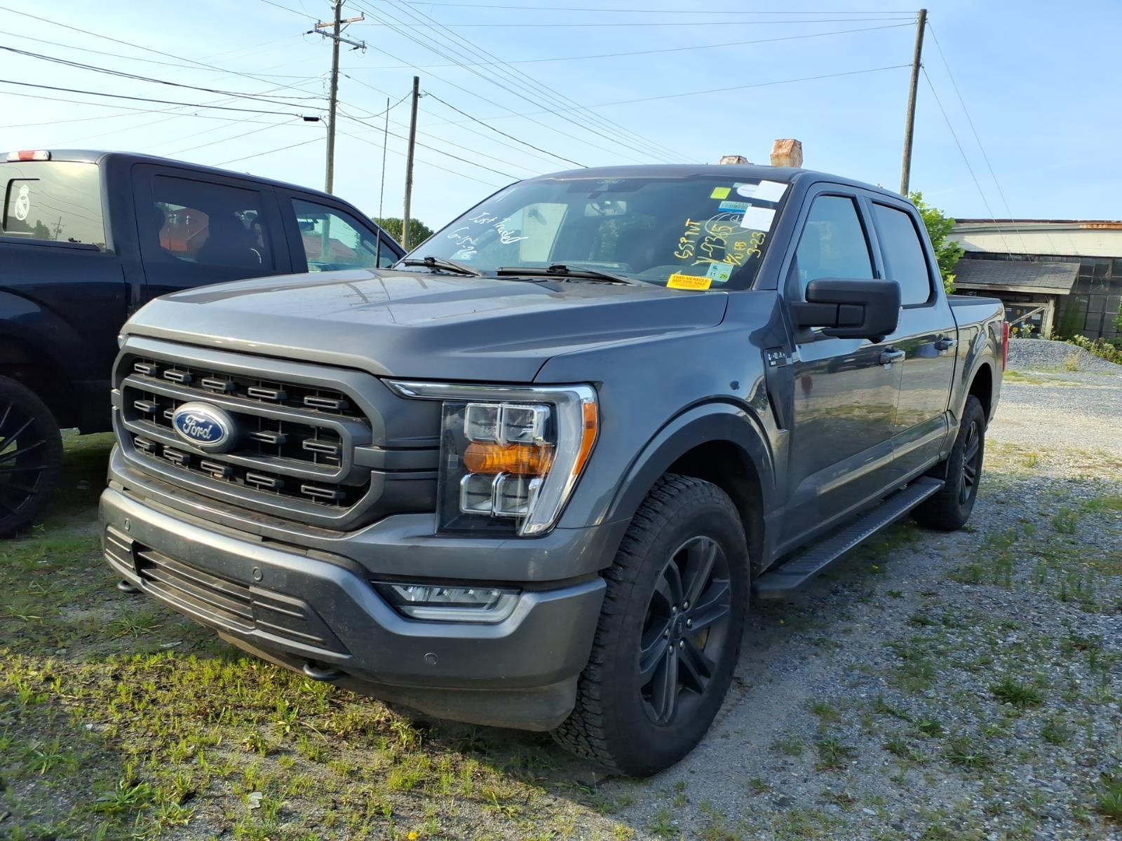 Carbonized Gray Metallic 2022 Ford F-150 Pickup Truck Four-Wheel Drive Automatic