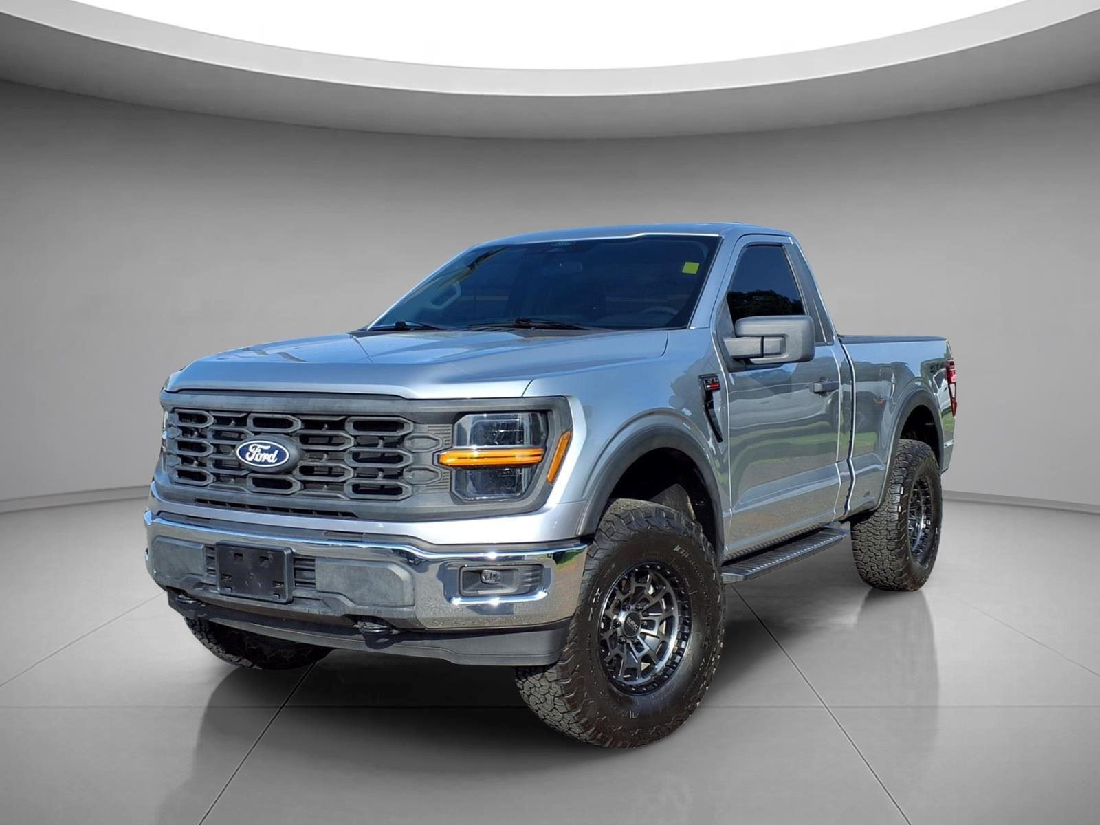 Iconic Silver Metallic 2024 Ford F-150 Pickup Truck Four-Wheel Drive Automatic