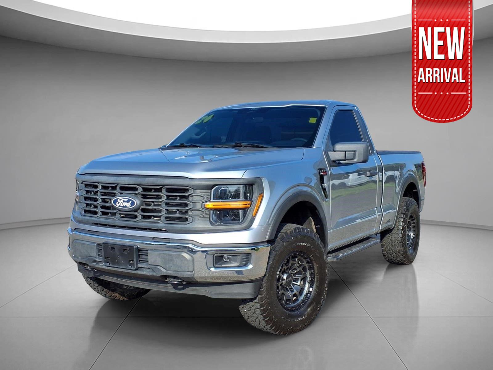 Iconic Silver Metallic 2024 Ford F-150 Pickup Truck Four-Wheel Drive Automatic