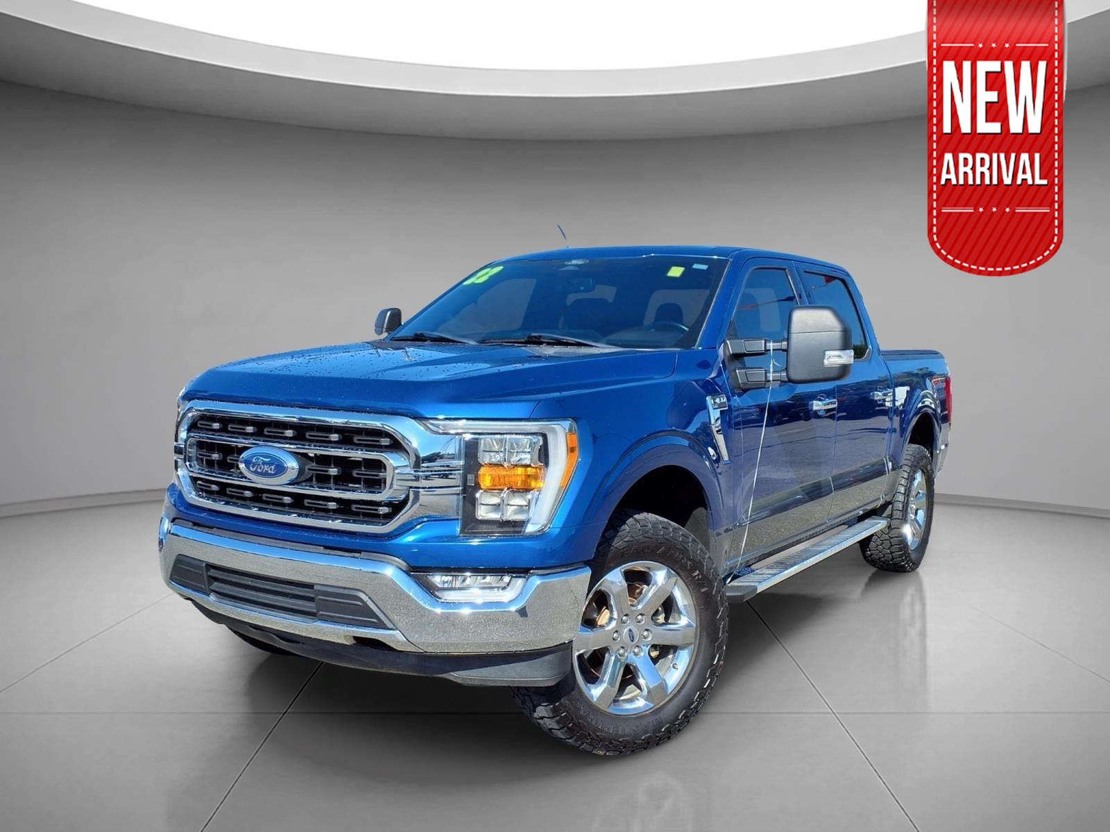 Antimatter Blue Metallic 2022 Ford F-150 Pickup Truck Four-Wheel Drive Automatic