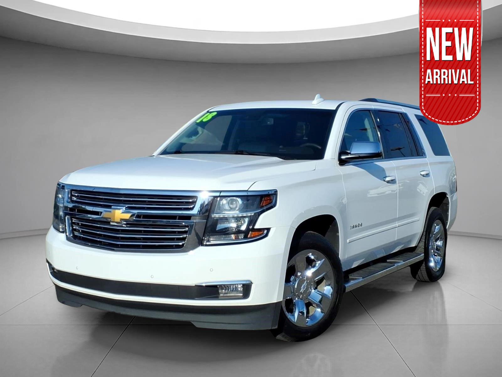 Summit White 2018 Chevrolet Tahoe SUV / Crossover Four-Wheel Drive 6-Speed Automatic