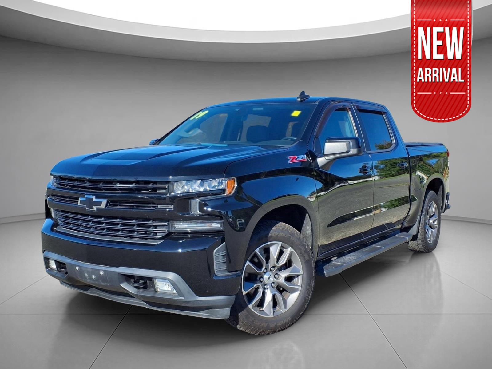 Black 2019 Chevrolet Silverado 1500 Pickup Truck Four-Wheel Drive 8-Speed Automatic