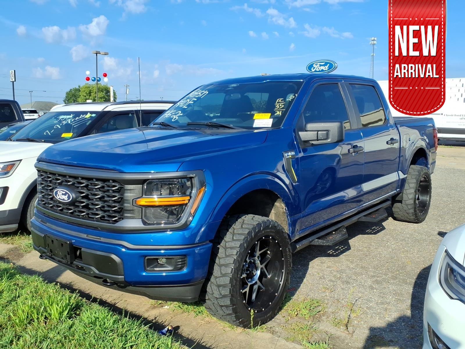 Atlas Blue Metallic 2024 Ford F-150 Pickup Truck Four-Wheel Drive Automatic