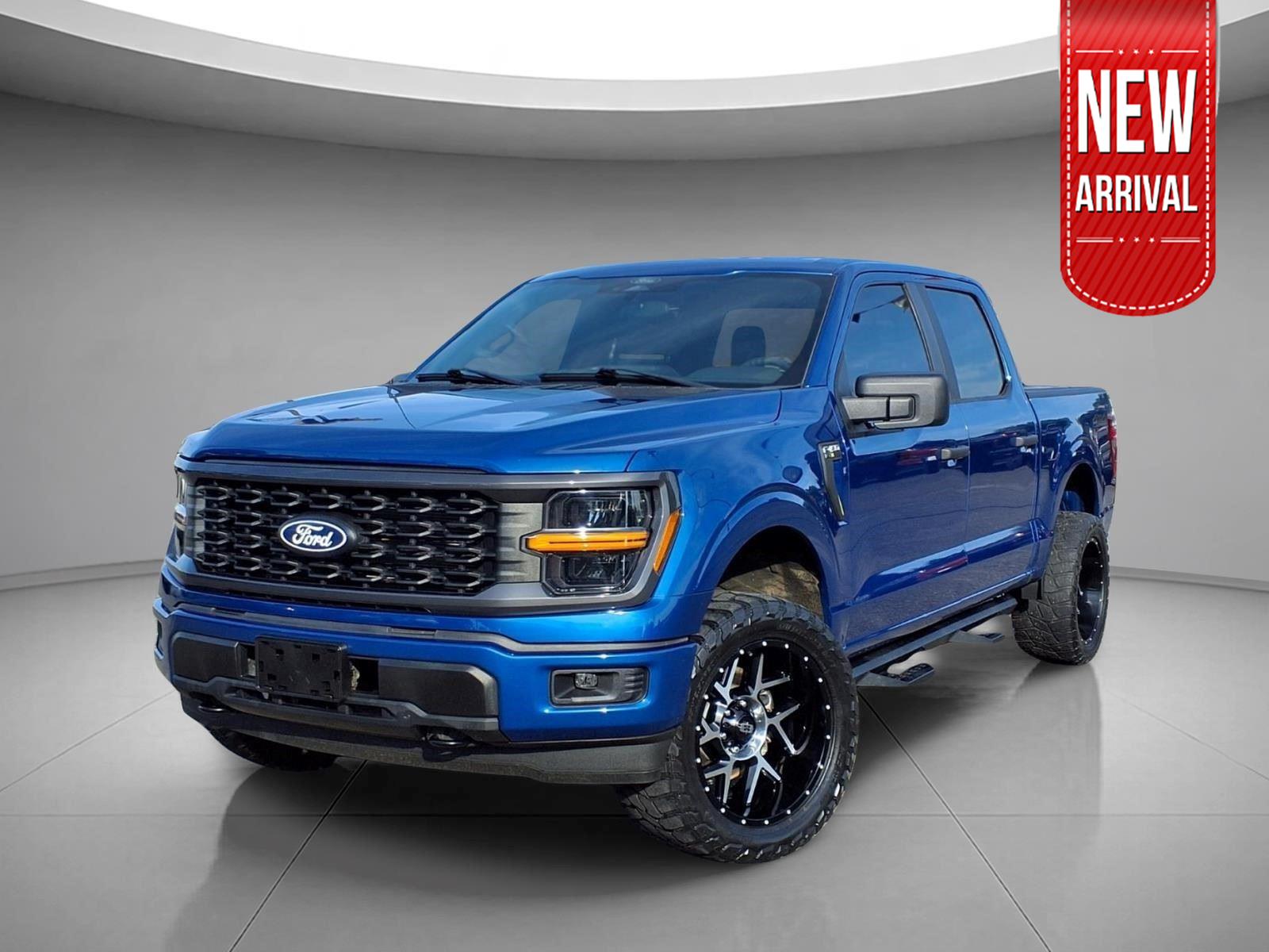 Atlas Blue Metallic 2024 Ford F-150 Pickup Truck Four-Wheel Drive Automatic