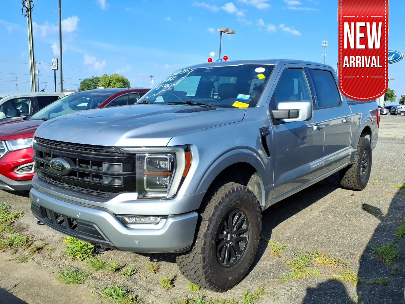Iconic Silver Metallic 2023 Ford F-150 Pickup Truck Four-Wheel Drive Automatic