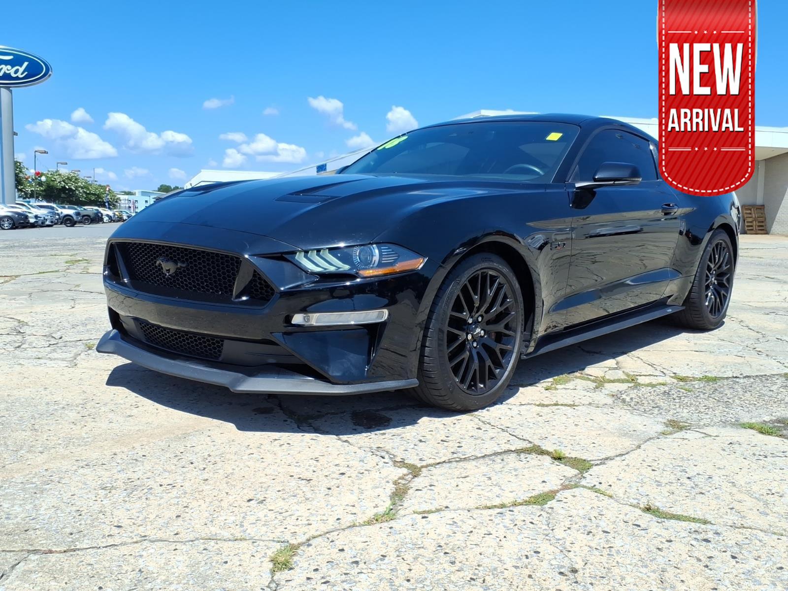 Shadow Black 2018 Ford Mustang Coupe Rear-Wheel Drive 6-Speed Manual