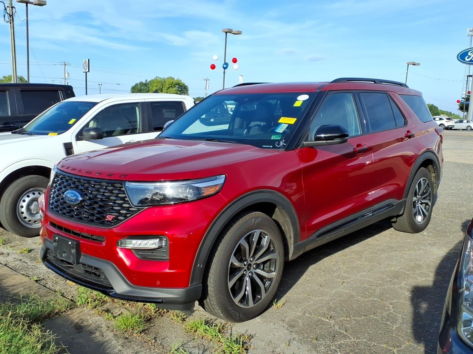 Rapid Red Metallic Tinted Clearcoat 2020 Ford Explorer SUV / Crossover All-Wheel Drive Automatic