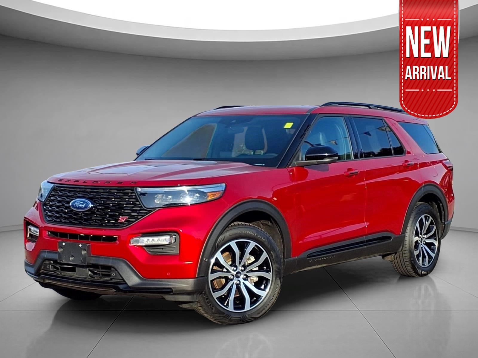 Rapid Red Metallic Tinted Clearcoat 2020 Ford Explorer SUV / Crossover All-Wheel Drive Automatic