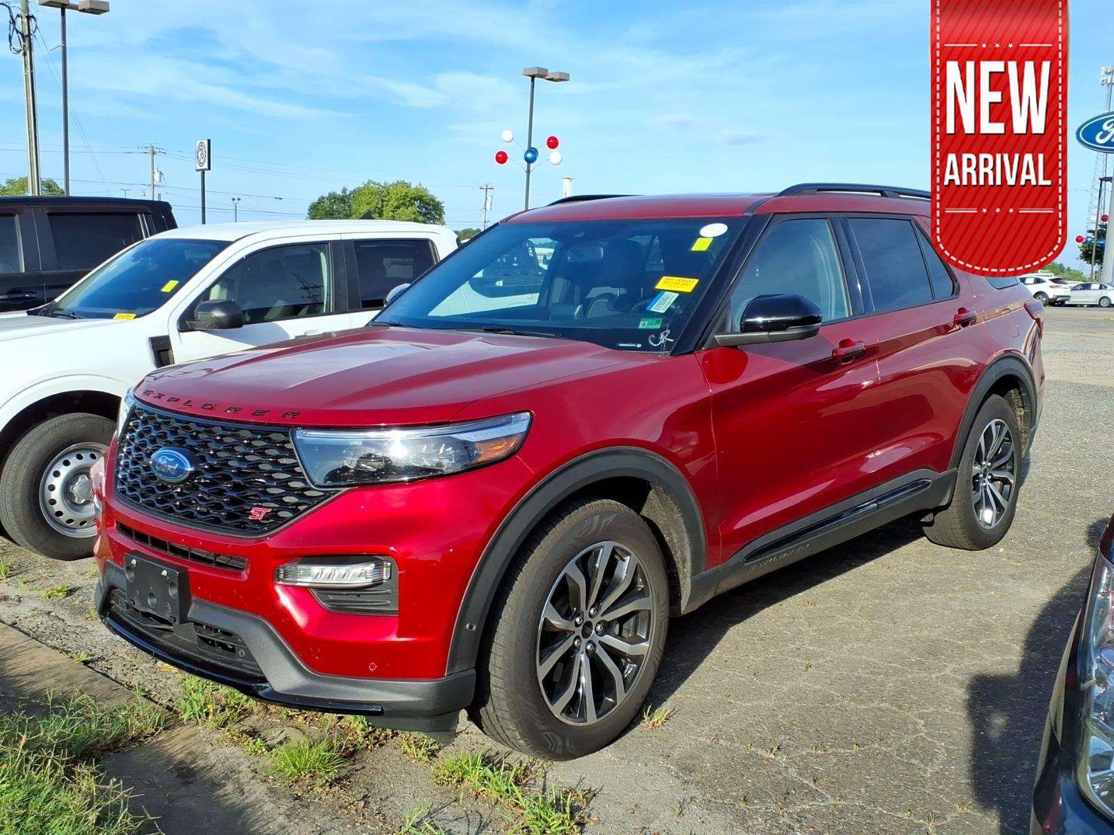 Rapid Red Metallic Tinted Clearcoat 2020 Ford Explorer SUV / Crossover All-Wheel Drive Automatic