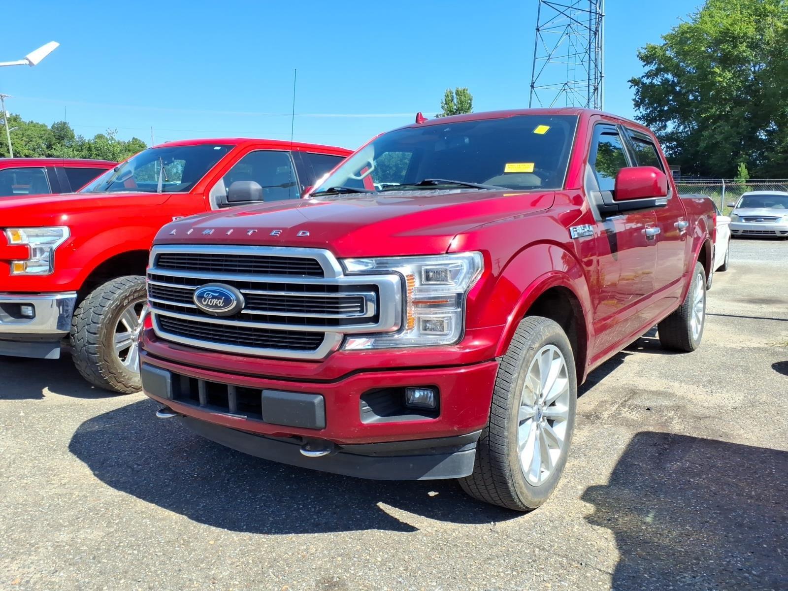 Ruby Red Metallic Tinted Clearcoat 2019 Ford F-150 Pickup Truck Four-Wheel Drive Automatic