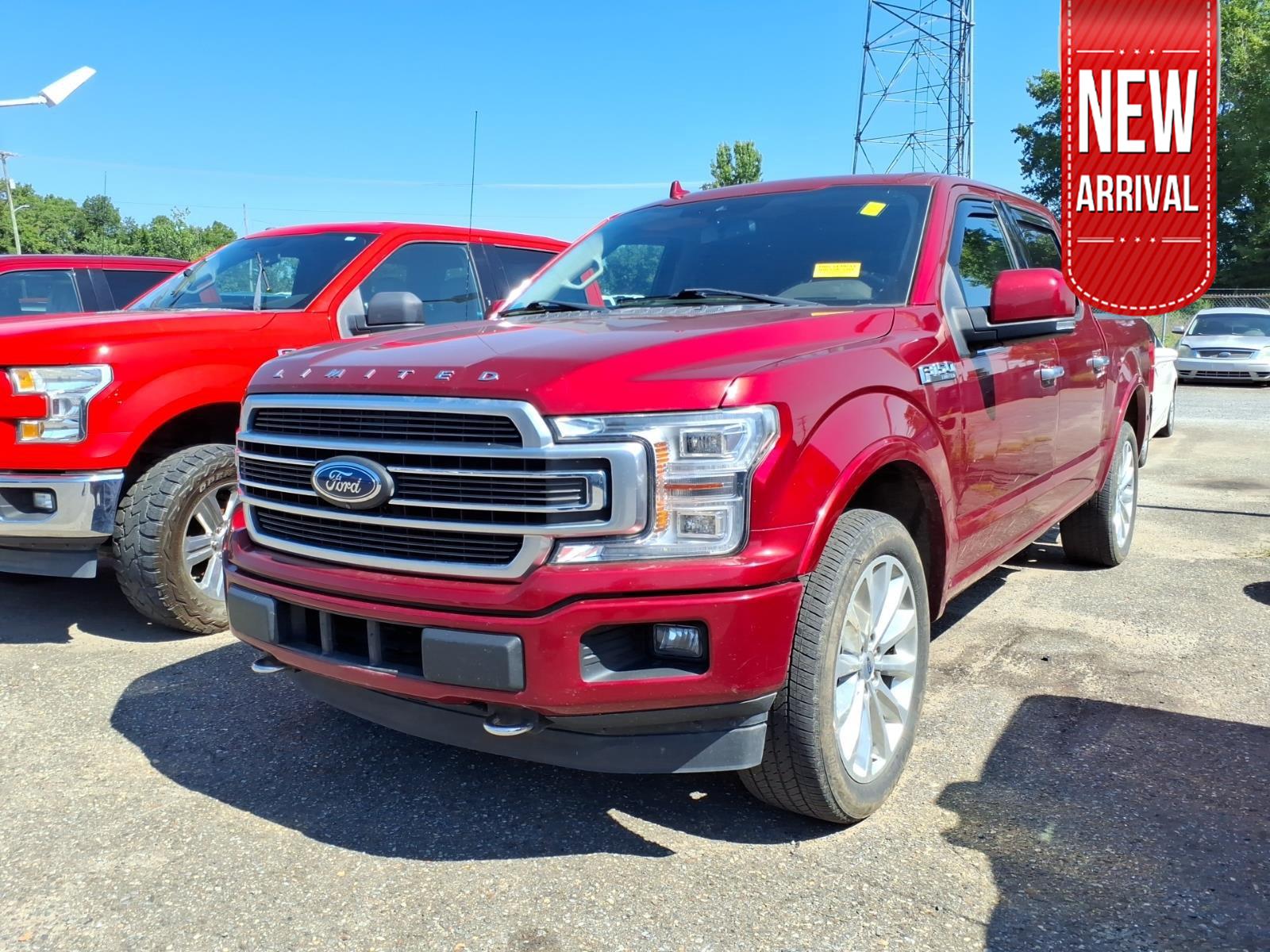 Ruby Red Metallic Tinted Clearcoat 2019 Ford F-150 Pickup Truck Four-Wheel Drive Automatic