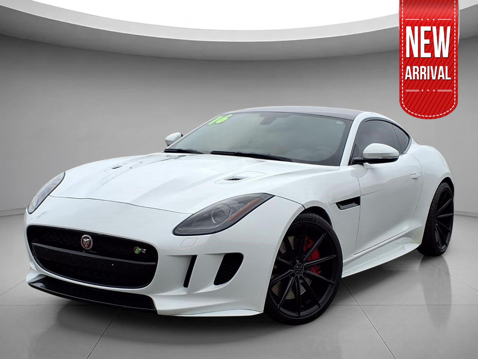 Glacier White Metallic 2016 Jaguar F-TYPE Coupe All-Wheel Drive Automatic