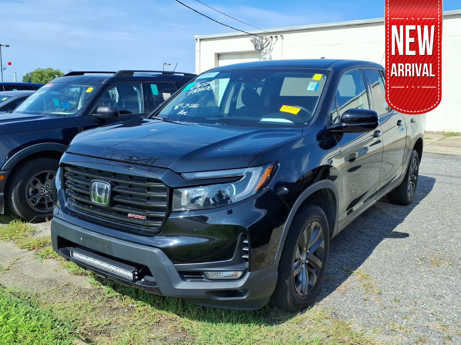 Crystal Black Pearl 2021 Honda Ridgeline Pickup Truck All-Wheel Drive Automatic