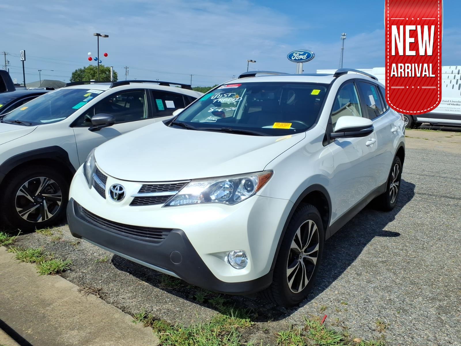 White (Blizzard Pearl) 2015 Toyota RAV4 SUV / Crossover All-Wheel Drive Automatic