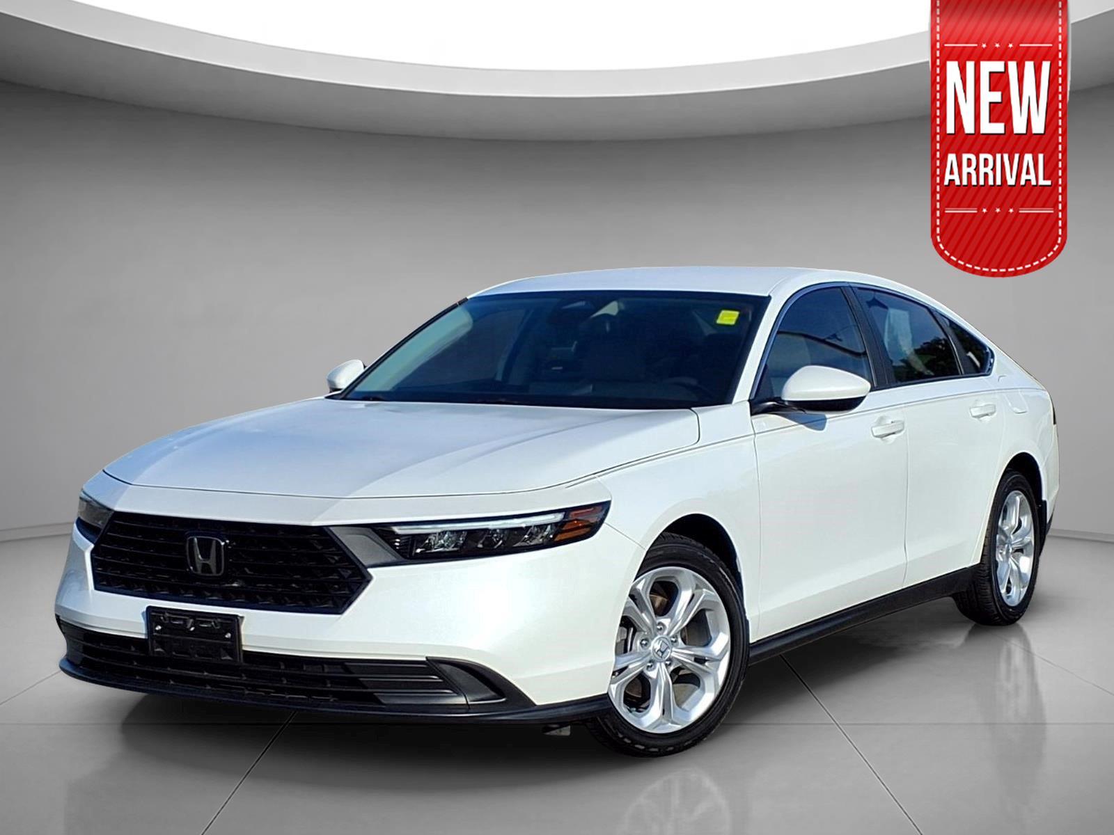 Platinum White Pearl 2023 Honda Accord Sedan Front-Wheel Drive Continuously Variable Transmission