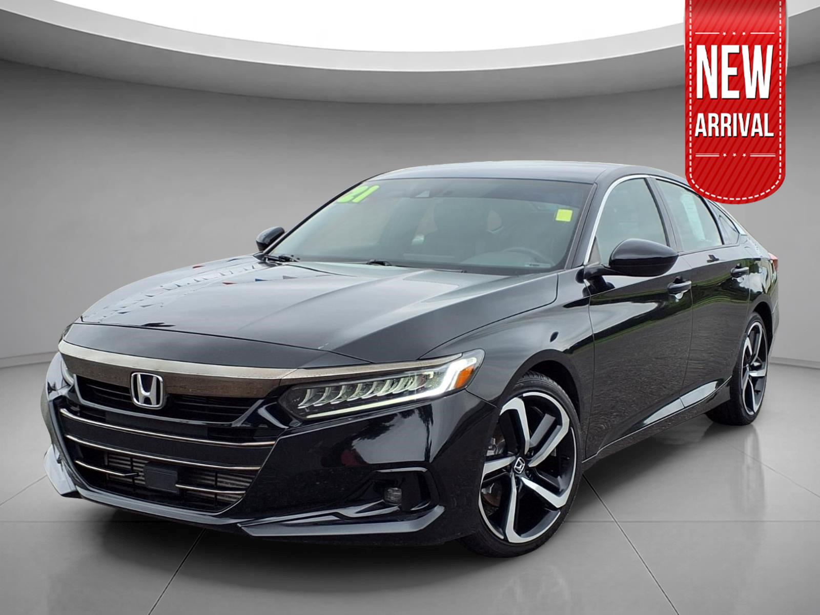 Crystal Black Pearl 2021 Honda Accord Sedan Front-Wheel Drive Continuously Variable Transmission