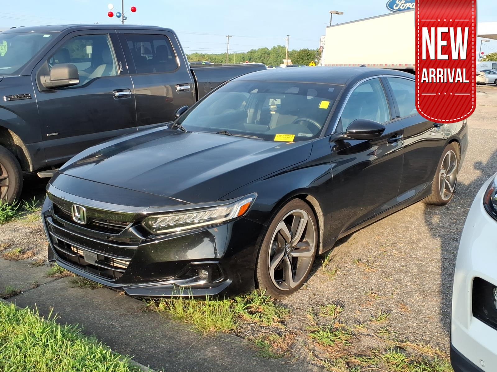 Crystal Black Pearl 2021 Honda Accord Sedan Front-Wheel Drive Continuously Variable Transmission