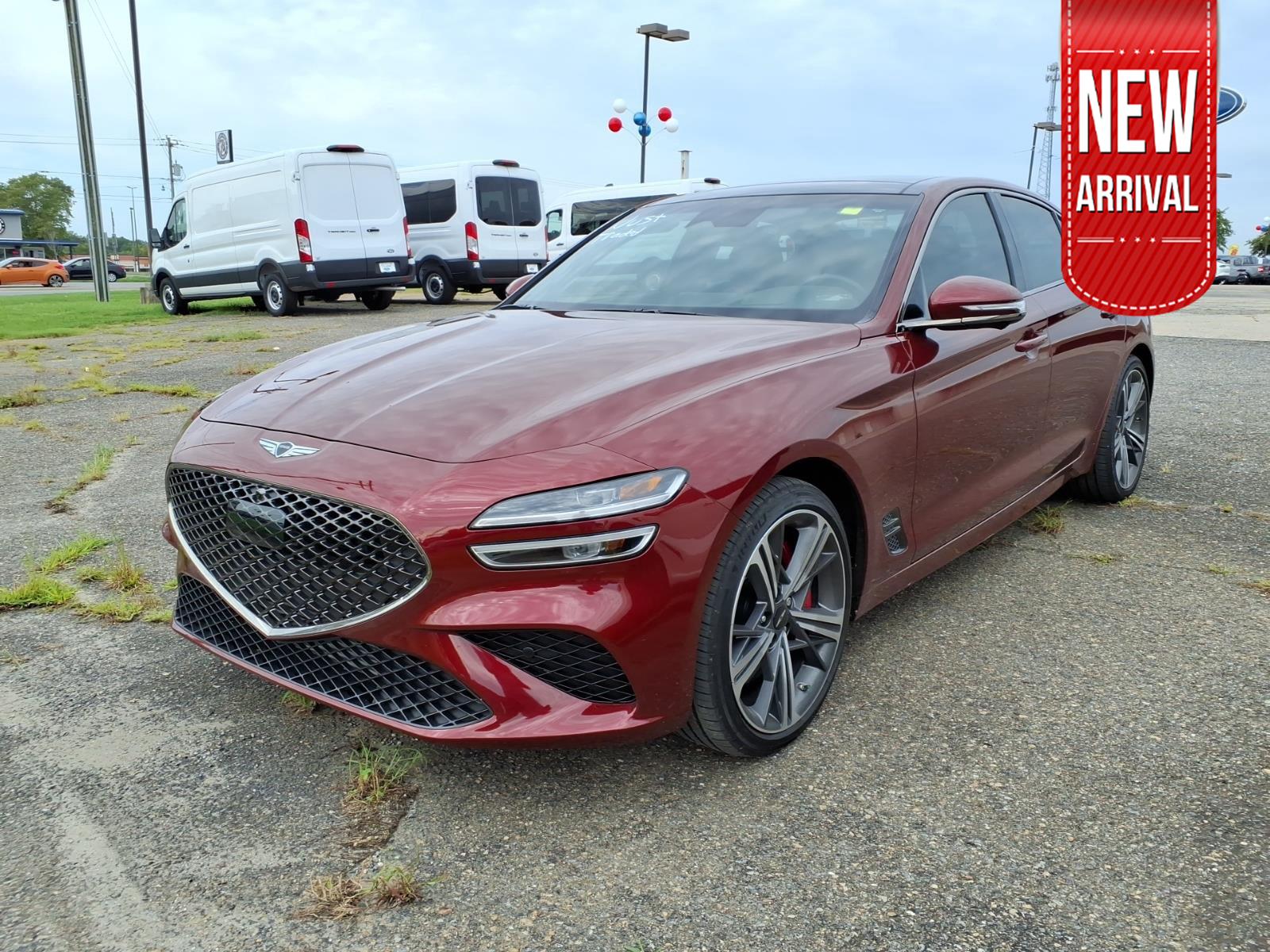Cavendish Red 2025 Genesis G70 Sedan Rear-Wheel Drive Automatic