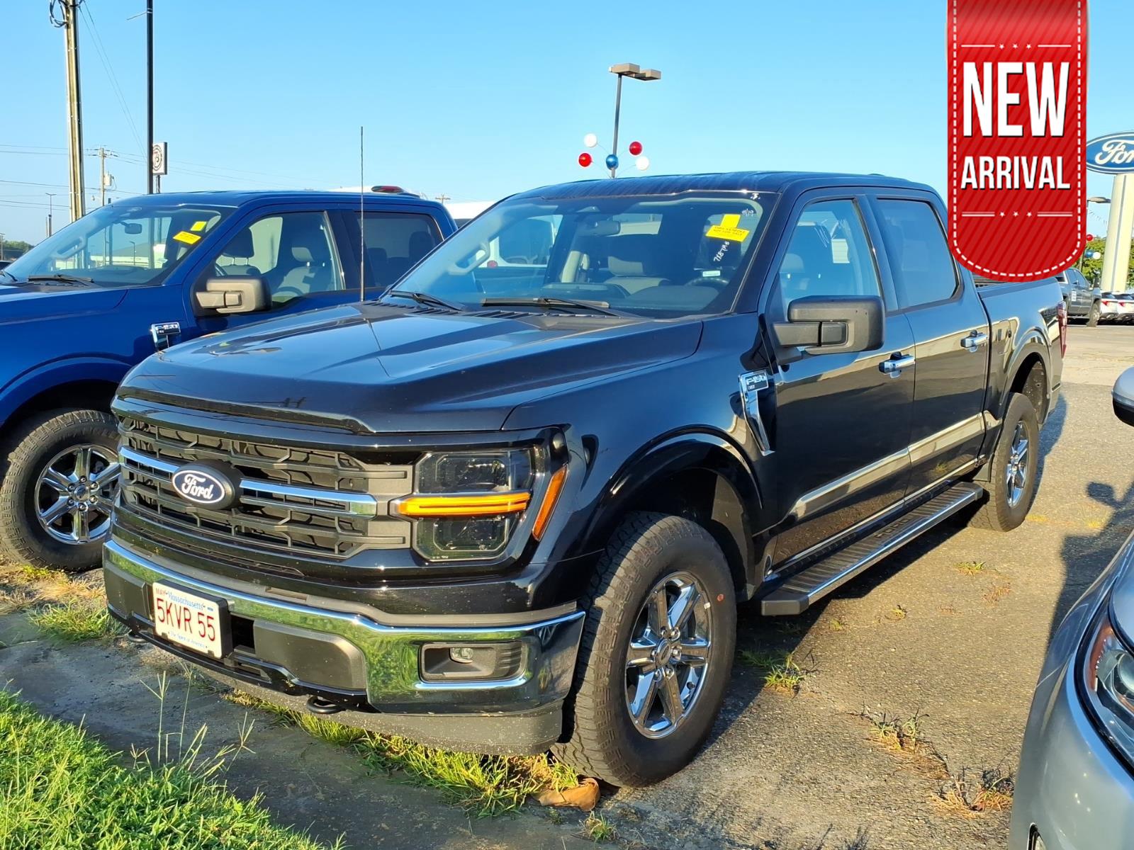 Black 2025 Ford F-150 Pickup Truck Four-Wheel Drive