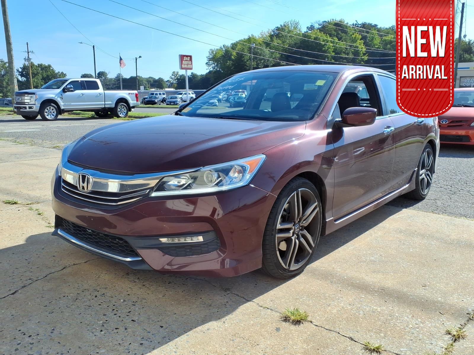 Basque Red Pearl II 2017 Honda Accord Sedan Front-Wheel Drive Continuously Variable Transmission
