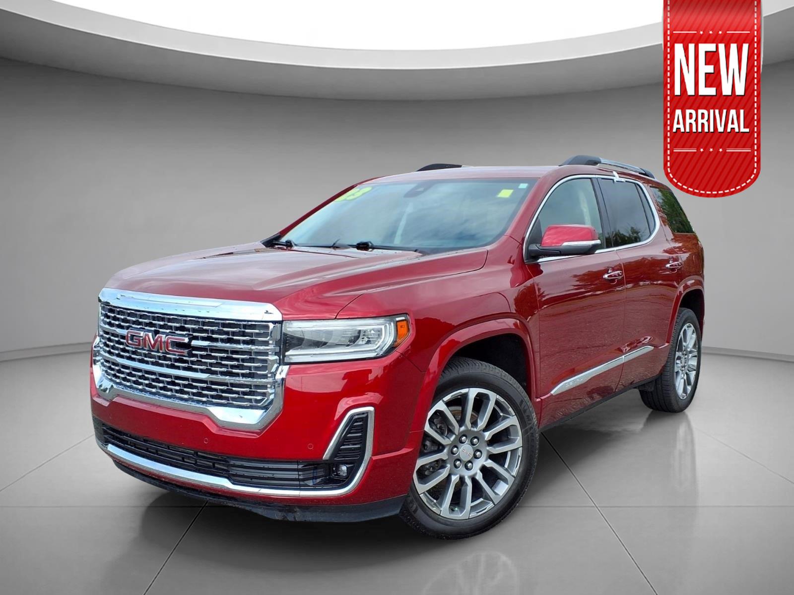 Volcanic Red Tintcoat 2023 GMC Acadia SUV / Crossover Four-Wheel Drive 9-Speed Automatic