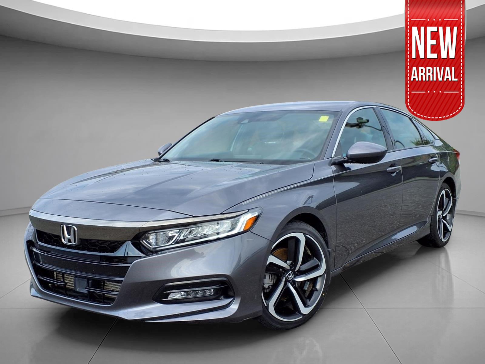 Gray (Modern Steel Metallic) 2019 Honda Accord Sedan Front-Wheel Drive Continuously Variable Transmission