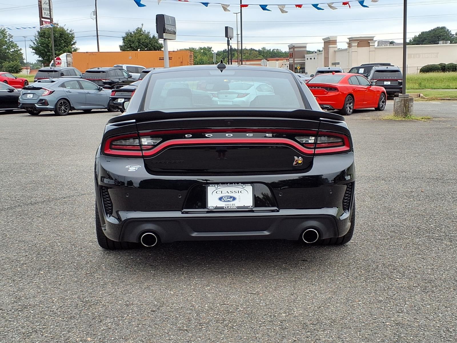 Used 2023 Pitch Black Clearcoat Dodge Scat Pack Widebody image 10