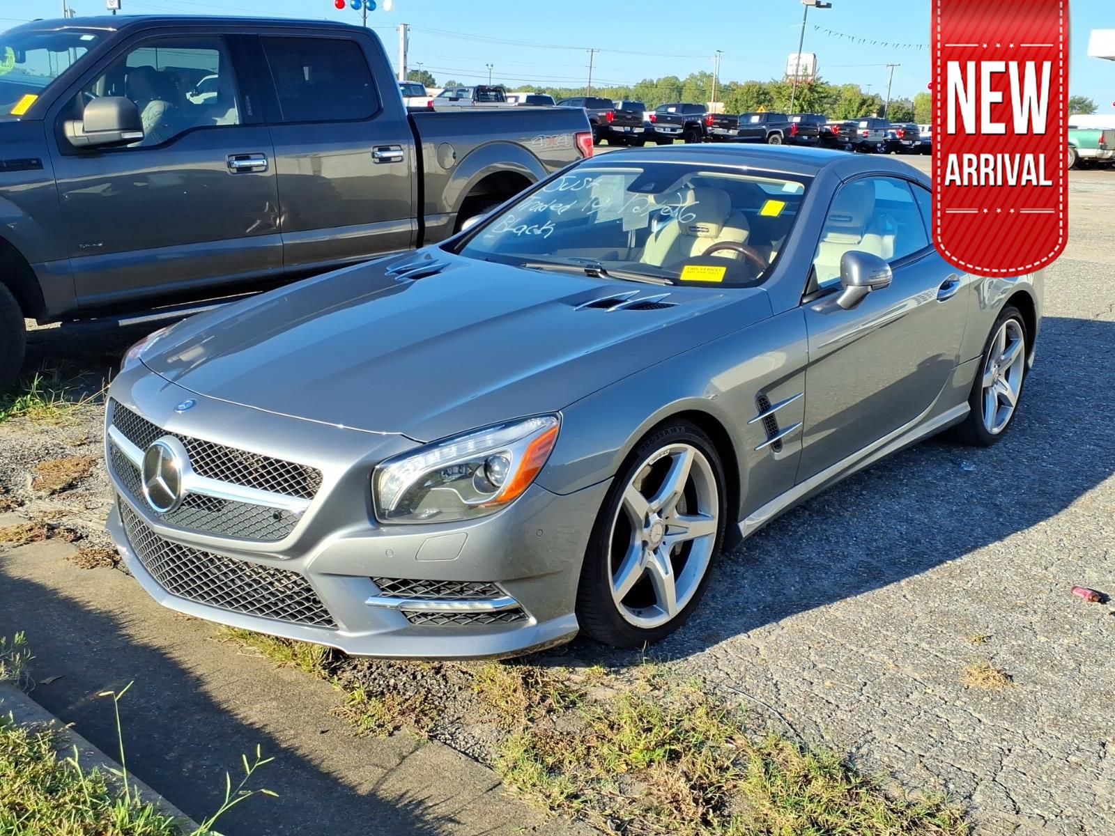 Palladium Silver Metallic 2013 Mercedes-Benz SL-Class Convertible Rear-Wheel Drive Automatic