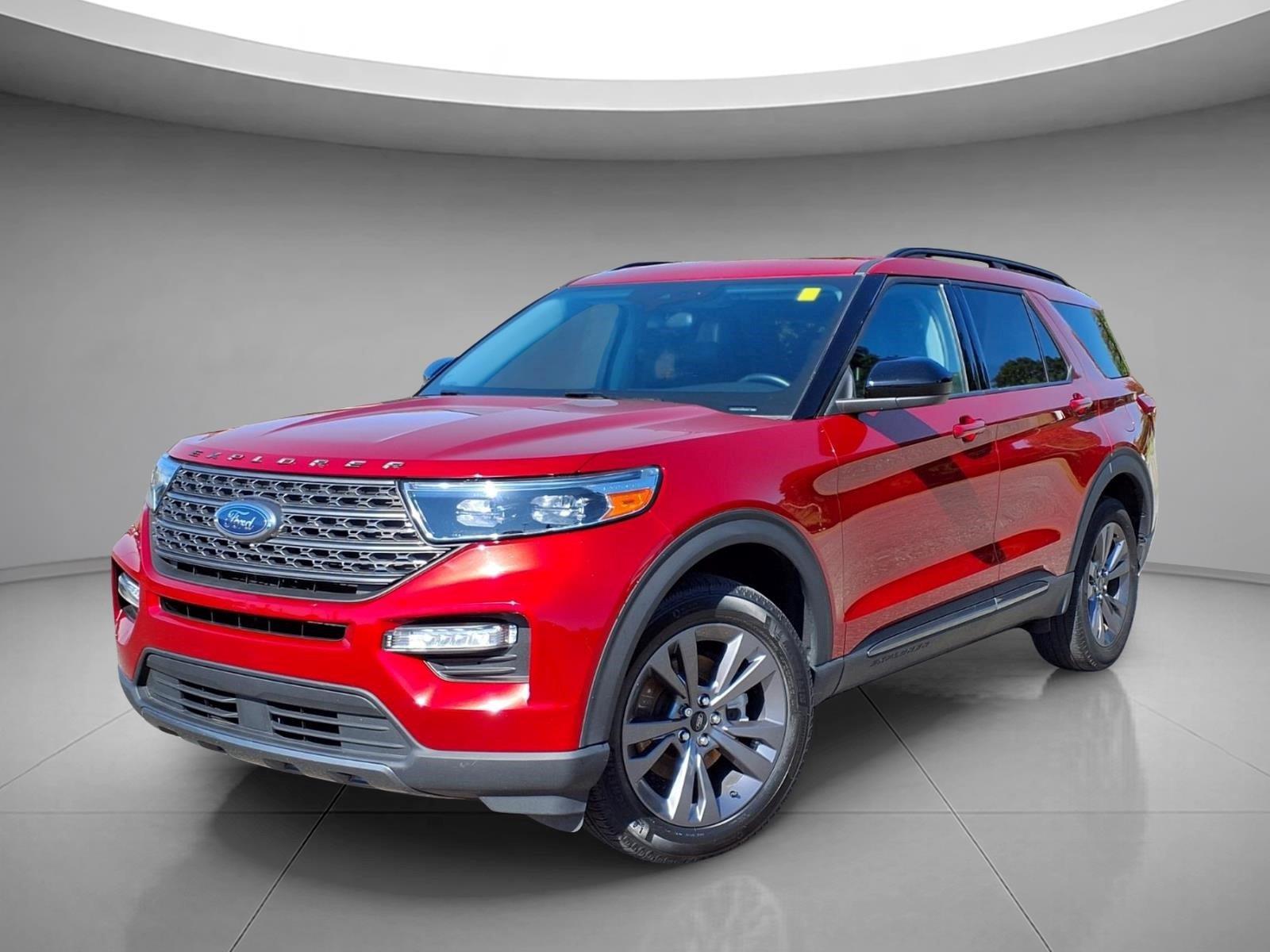 Rapid Red Metallic Tinted Clearcoat 2023 Ford Explorer SUV / Crossover All-Wheel Drive Automatic
