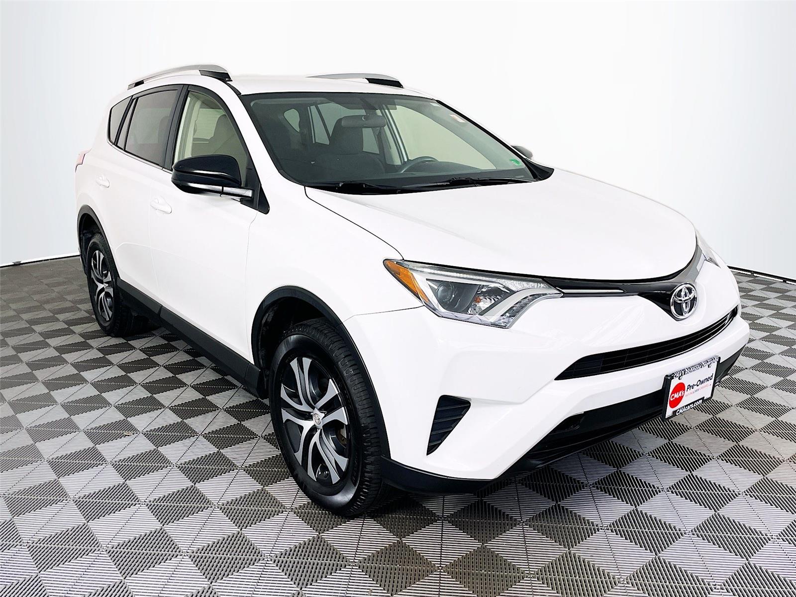 Super White 2016 Toyota RAV4 LE AWD SUV / Crossover All-Wheel Drive Automatic