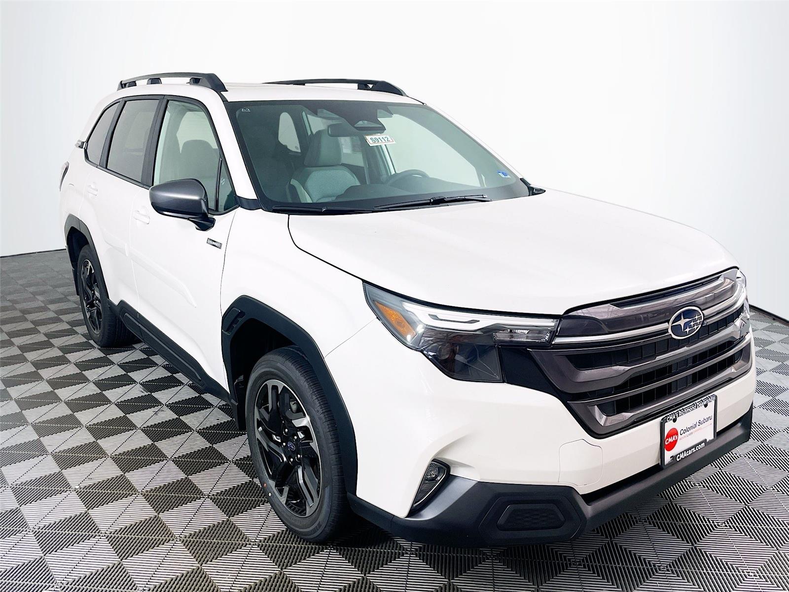 Crystal White Pearl 2026 Subaru Forester Hybrid SUV / Crossover All-Wheel Drive Continuously Variable Transmission