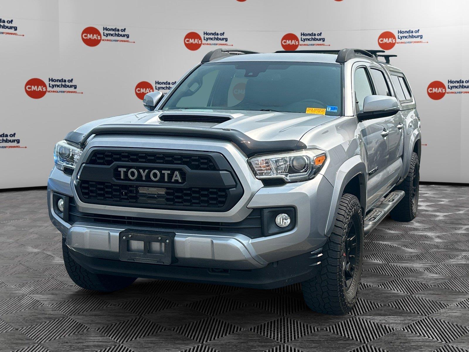 Silver Sky Metallic 2018 Toyota Tacoma Pickup Truck Four-Wheel Drive Automatic