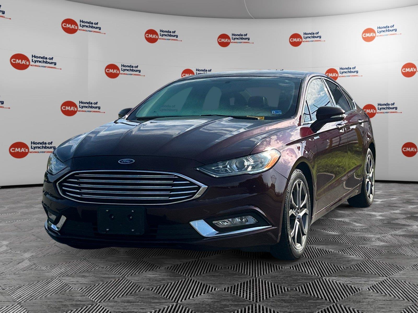 Red (Burgundy Velvet Metallic Tinted Clearcoat) 2017 Ford Fusion Sedan Front-Wheel Drive Automatic