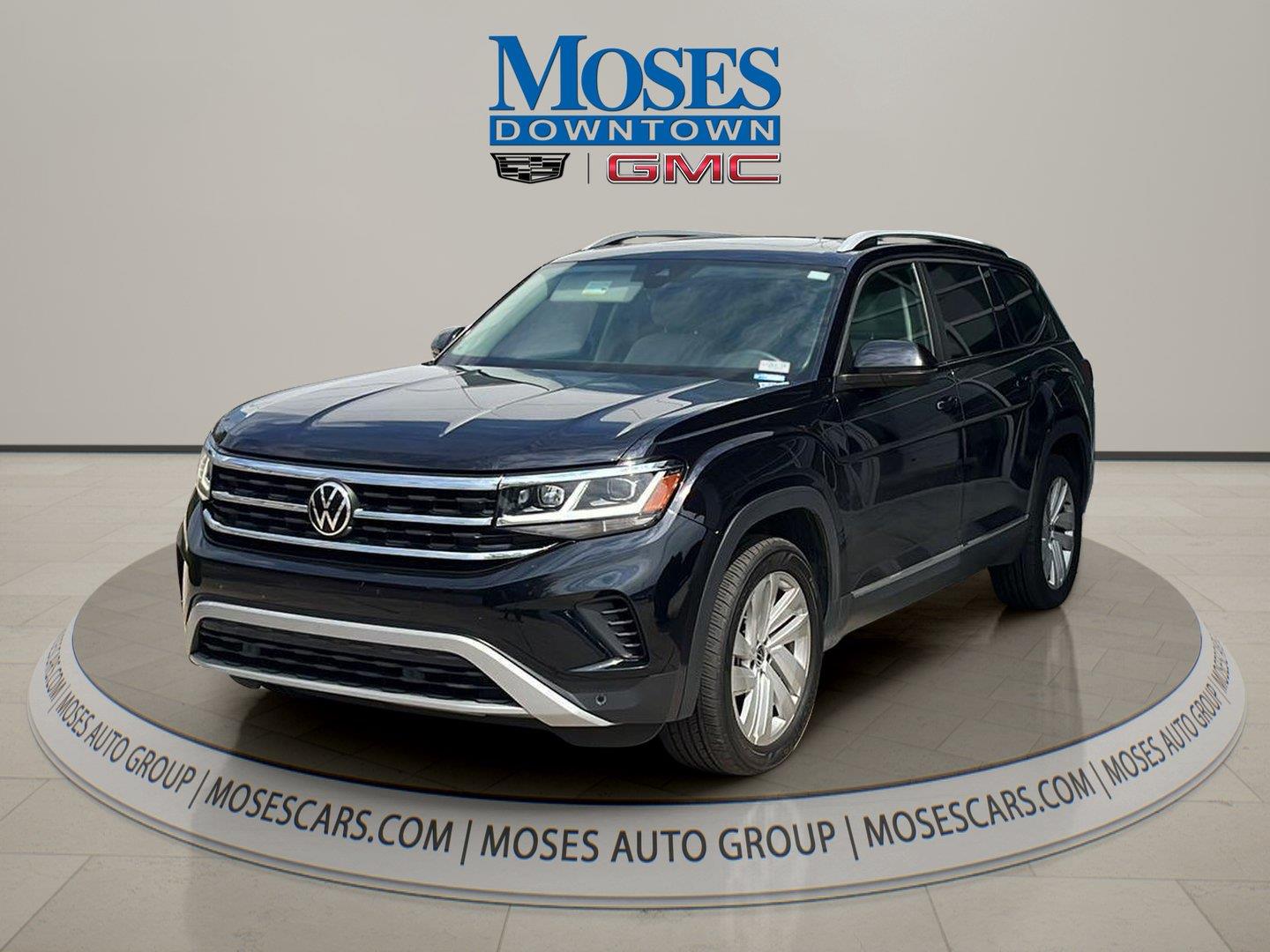 Deep Black Pearl 2021 Volkswagen Atlas SUV / Crossover All-Wheel Drive Automatic