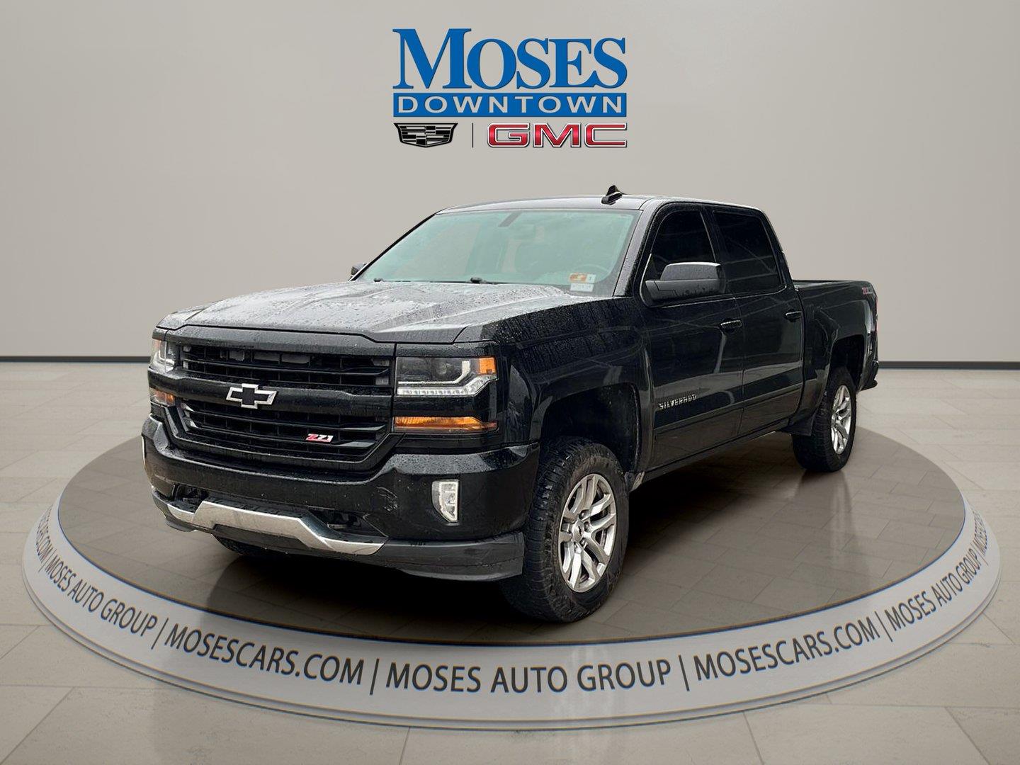 Black 2017 Chevrolet Silverado 1500 Pickup Truck Four-Wheel Drive 6-Speed Automatic