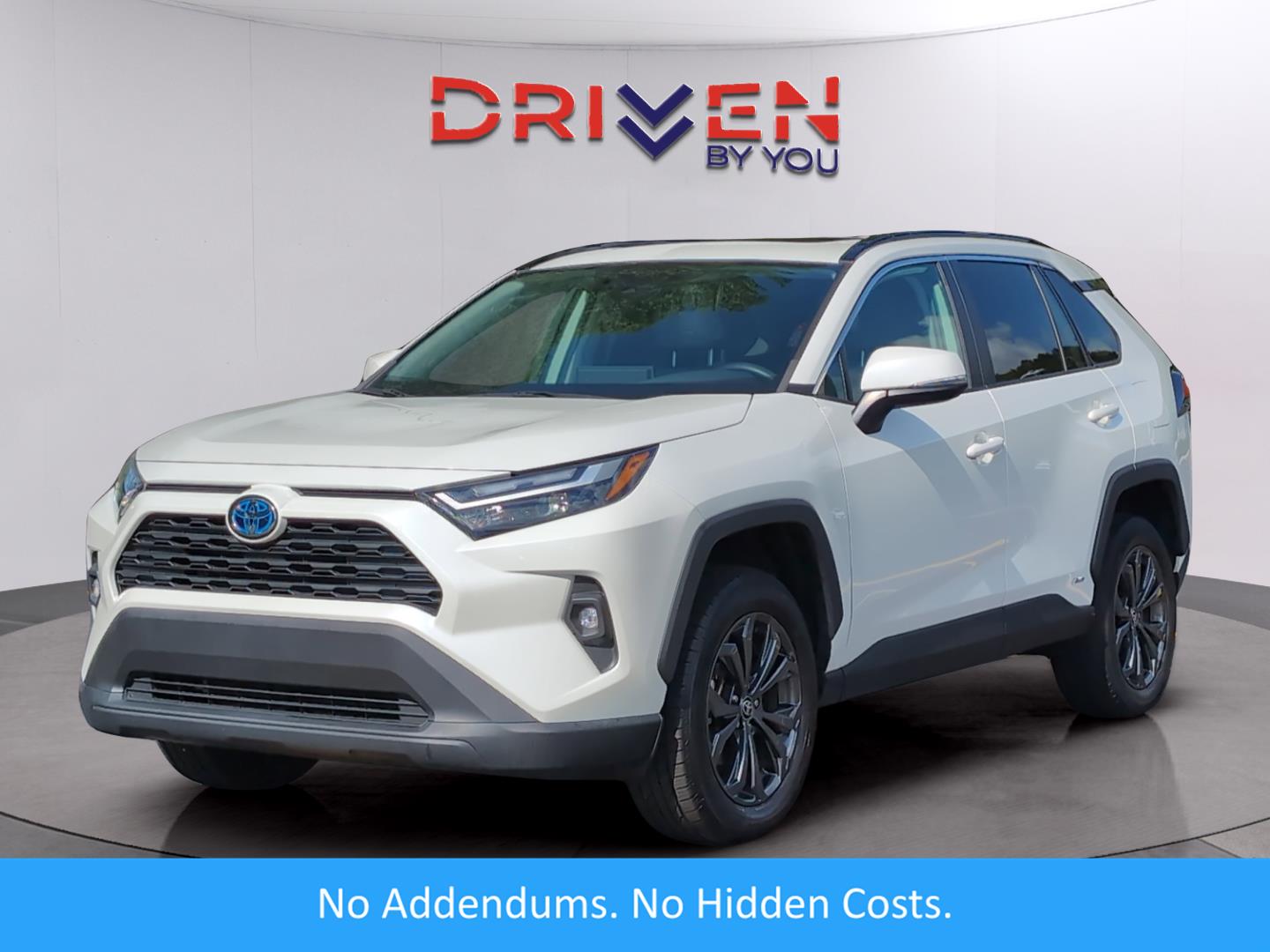 White (Blizzard Pearl) 2022 Toyota RAV4 Hybrid XLE Premium AWD SUV / Crossover All-Wheel Drive Continuously Variable Transmission