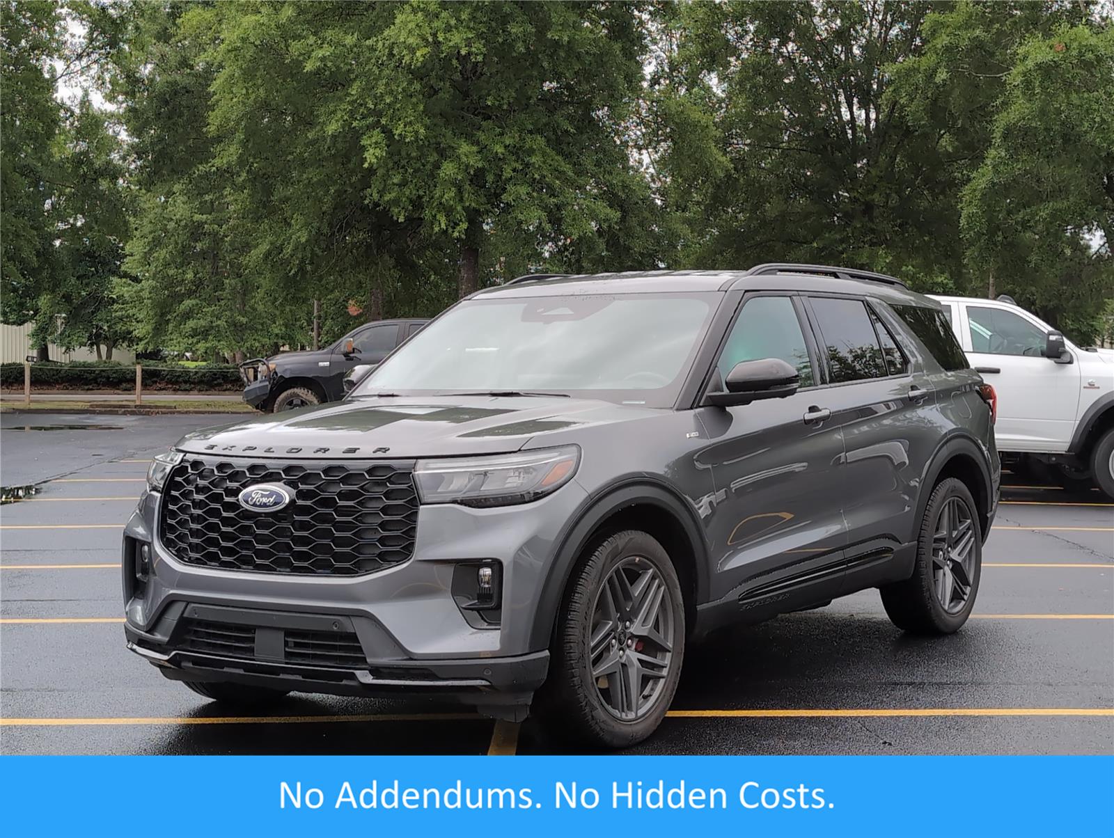 Carbonized Gray 2025 Ford Explorer ST-Line AWD SUV / Crossover All-Wheel Drive Automatic