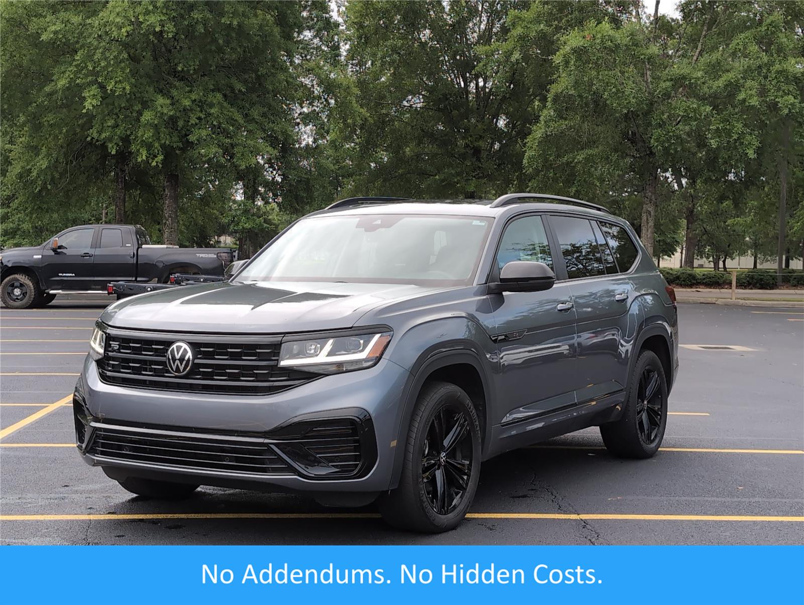 Platinum Gray Metallic 2023 Volkswagen Atlas SUV / Crossover All-Wheel Drive Automatic