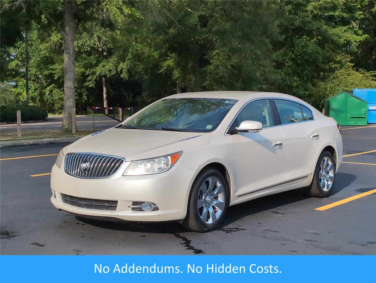 White Diamond Tricoat 2013 Buick LaCrosse Sedan Front-Wheel Drive 6-Speed Automatic Overdrive