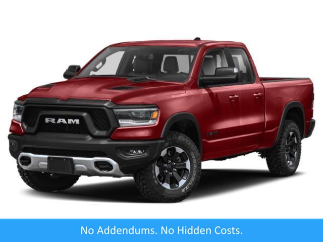 Bright White Clearcoat 2019 RAM 1500 Pickup Truck Four-Wheel Drive 8-Speed Automatic