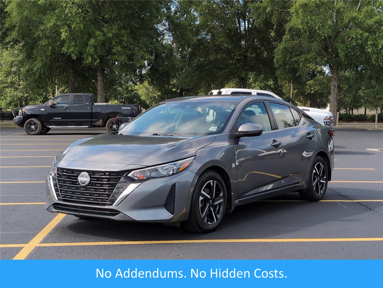 Gray (Gun Metallic) 2024 Nissan Sentra Sedan Front-Wheel Drive Continuously Variable Transmission