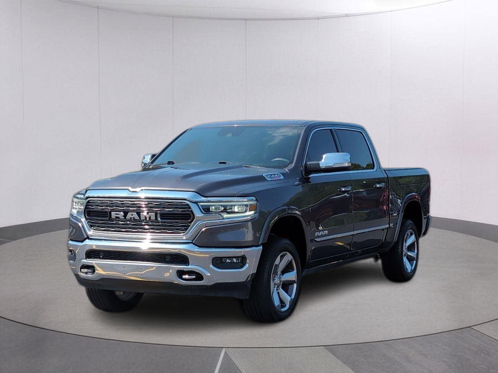 Gray (Granite Crystal Metallic Clearcoat) 2020 RAM 1500 Pickup Truck Four-Wheel Drive 8-Speed Automatic